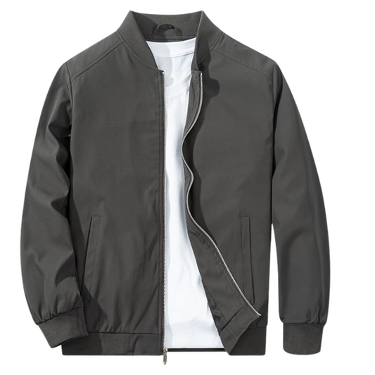 Veste de bombardier légère pour hommes - Coupe-vent élégant en tissu respirant - Idéale pour le printemps et l'automne